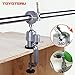 TOYOTERU 360° Bench Clamp Vises Grinder Holder Drill Stand for Rotary Tool,Craft,Model Building,Electronics,Hobby and Jewelry Making and Metal Work