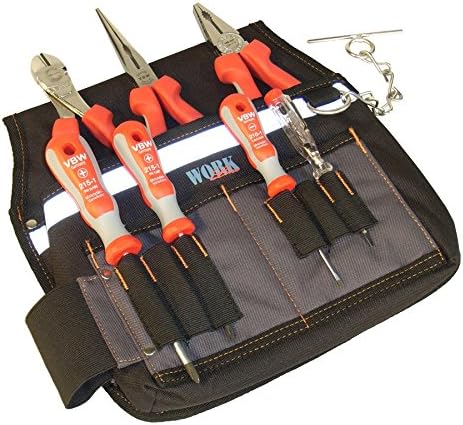 VBW 800085" Compact-C Plier Set, Red/Black/Grey, 7-piezas