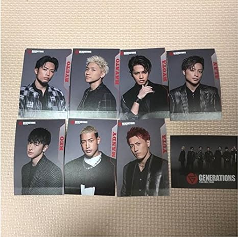 Amazon ローソン スピードくじ Generations フォトカード全8種類 応募券は含みません アイドル 芸能人グッズ 通販