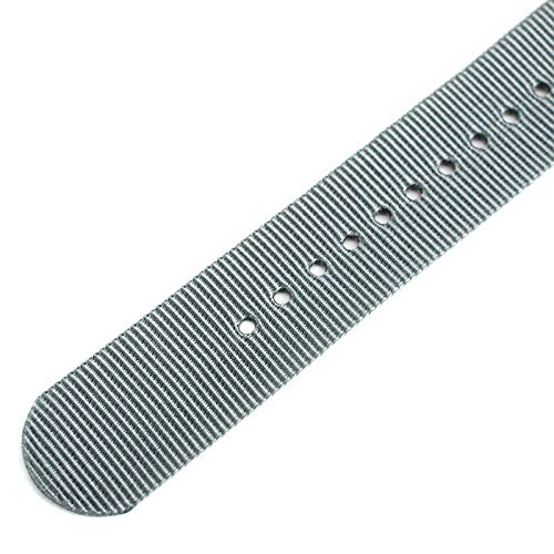 NATO Strap 22mm Watch Band Bands Straps for Men Gray by Infantry