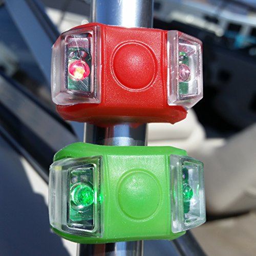 Bright-Eyes-Green-Red-Portable-Marine-LED-Boating-Lights-Boat-Bow-or-Stern-Safety-Lights-Waterproof