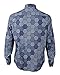 Mens Hexagon Shirt Knight Joker Shirt Cosplay Costume (M, Blue)