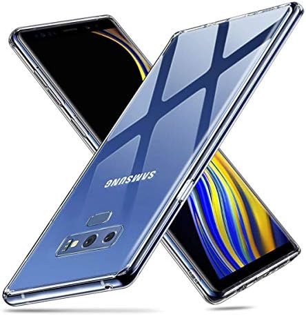 Pasnity Phone Case Compatible Galaxy Note 9, Slim Clear Soft TPU Cover [Support Wireless Charging] Crystal Clear Cases Shock Absorption 295