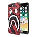 iPhone 7/8 Plus Shark Face Case Street Fashion: Luxury Flexible Durable Designer Protective TPU Cover/Bumper/Skin/Cushion with Wrist Strap only for 5.5
