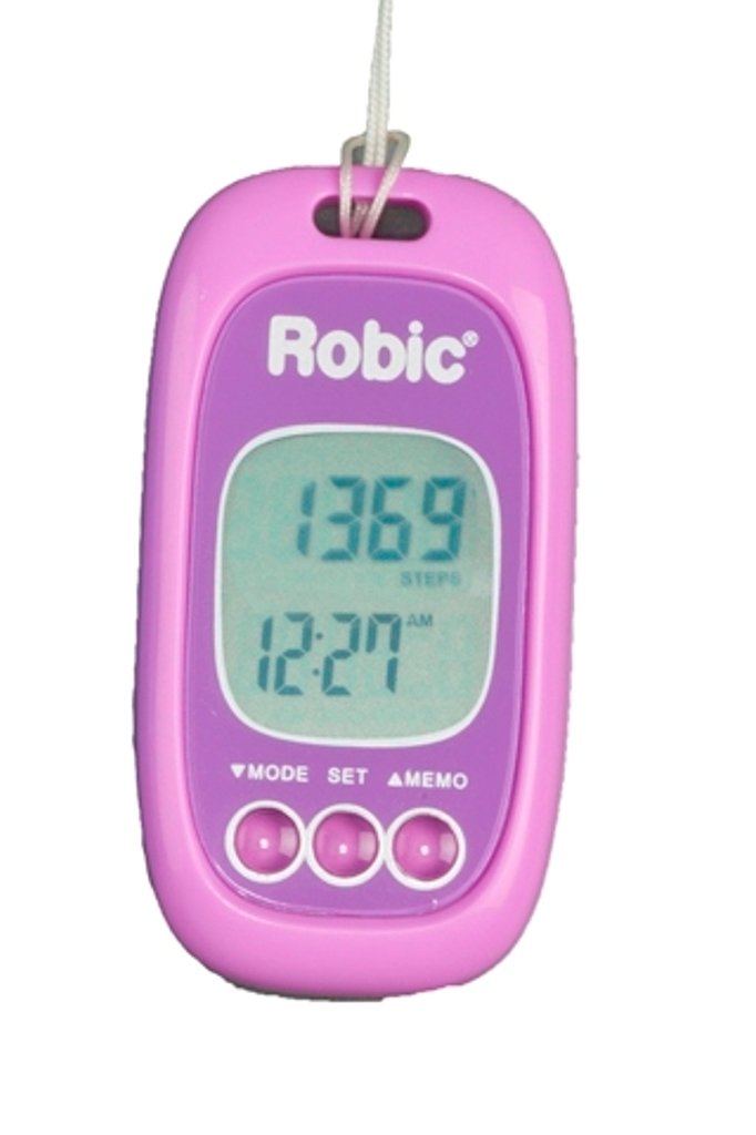 Robic Motion Sensor Pedometer (Purple) Pedometers For