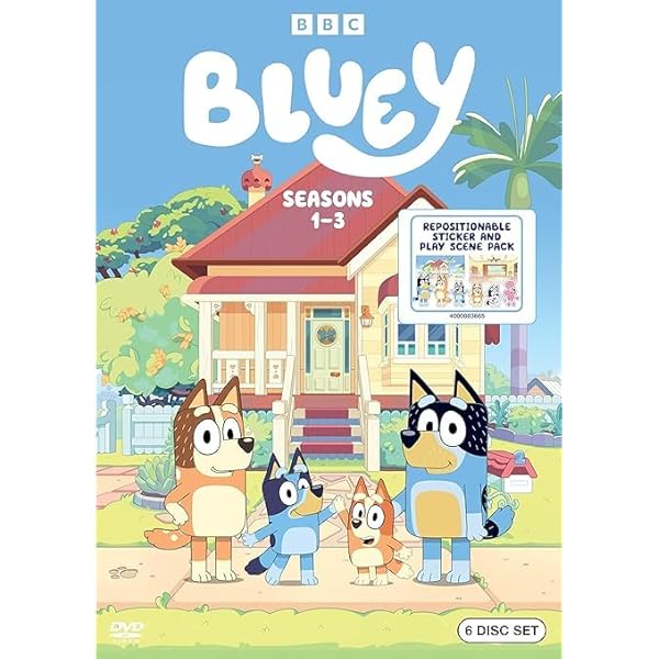 Amazon.com: Bluey: Seasons 1-3 (DVD) : Various: Movies & TV