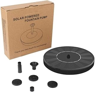 MINGMIN-DZ Dauerhaft Solarbrunnen Garten-Wasser-Brunnen-Lache-Teich Vogel-Bad Terrasse Landschaft Schwimmsolarbrunnen-Garten-Dekoration (Size : 13cm)