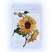 MUNAN Embroidered Patches Sunflower Patche Iron On Sewing Badge Applique for Clothes Jacket Jeans Cap