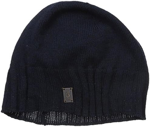 Seger Men's Vantage Beanie, Navy Melange, One Size
