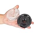 Penis Pump Sleeve Penis Vacuum Sleeve, 2pcs Vagina Pump Masturabation Pussy Pump Sleeve Male Automatic Penis Pump Parts, Penis Sucker Cylinder Ring Seal Realistic Penis Extender Accessories Sex Toy