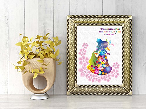 Uhomate-Princess-Aurora-Sleeping-Beauty-Home-Canvas-Prints-Wall-Art-Inspirational-Quotes-Wall-Decor-Living-Room-Bedroom-Bathroom-Artwork-C014-8X10