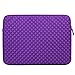 Laptop Sleeve, EveCase 15~15.6 inch Diamond Foam Splash & Shock Resistant Neoprene Universal Sleeve Zipper Case Bag for Chromebook Ultrabook Laptop Notebook Computer - Purple