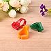 Whitelotous 3pcs Plastic Quilting Thread Cutter Thimble - Sewing Thimble Ring - with Blade Finger - Random Color