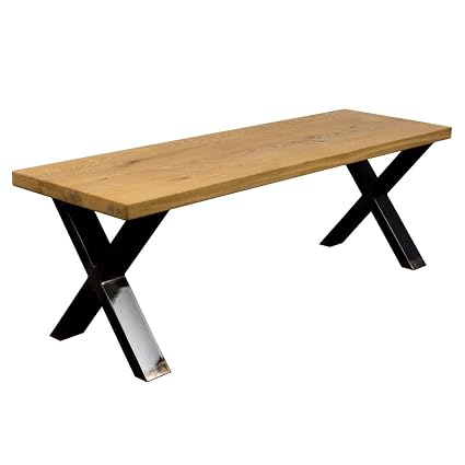 Panca In Legno Massello Di Rovere Europeo Stile Industriale