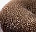 AJOY 3 Pieces Bun Makers - Small, Medium, Large (2-4 inch) Hair Donuts for Kids' Ballet Buns, Girls' Toddler Hair Forms, Brown