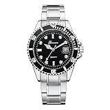 Mens Quartz Watches COOKI Clearance Analog Cheap Watches on Sale Stainless Steel Watches for Men-A02