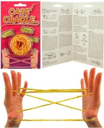 Henbrandt 6 x NEW CATS CRADLE STRING GAMES TRADITIONAL TOY