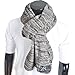 Classic Men Women Two-tone Knit Winter Scarf Oversize E5001