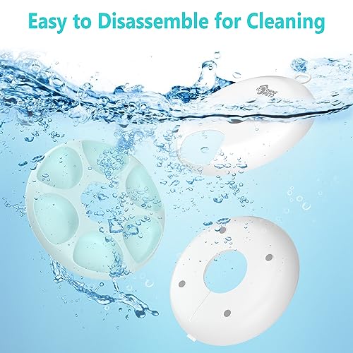 Ownpets 6 Meals Automatic Cat Feeder for Wet/Dry Food, with 2 Ice Packs