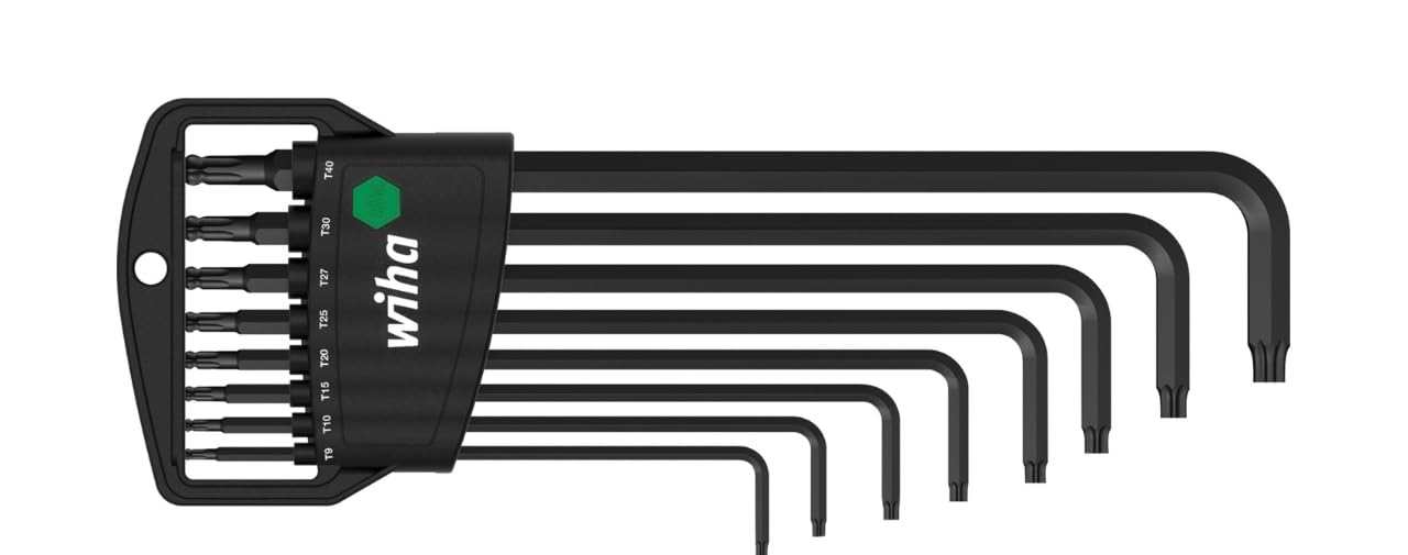Wiha TORX-Ball Key Set in Holder. SB 366BE H8 Holder, Blister