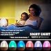 Night Lights for Kids, Multi Colors Star Projector with Timer and Rotation for Kids and Baby Bedroom, Best Night Light to Stimulate Kids Plenty of Imagination (Purely White)