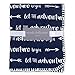 Wendy Bellissimo Super Soft Plush Baby Blanket - Adventure in Navy + White (30x40)