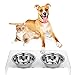 REGIROCK Contempo Creatures Cat and Dog Bowls | Easy to Clean Acrylic Stand Helps with Messy Pets