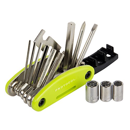 Protocol bicycle multi tool: 15 functions; multi tool f…