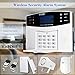 KKmoon Wireless GSM SMS Home Burglar Security Alarm System Detector Sensor Kit Remote Control 433MHz