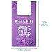 Petloft Dog Poop Bags with Easy Tie Handles,300 Count scented, Durable EPI Biodegradable Environment Friendly Dog Waste Bag Poop Bag,Purple (Purple, Lemon Scented)