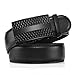 Xhtang Men's Ratchet Belt Automatic Buckle Genuine Leather 35mm Wide M