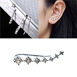 Vakind 1 pcs Fashion Arc-shaped Ear Hook Azorite Ear Clip Earring