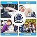 TriPole Desk Fan Small Table Fan Rechargeable Battery Operated Mini Fan 360 Degree Rotation 5.1 Inch Portable Fan 4 Speed USB Personal Fan for Home Office