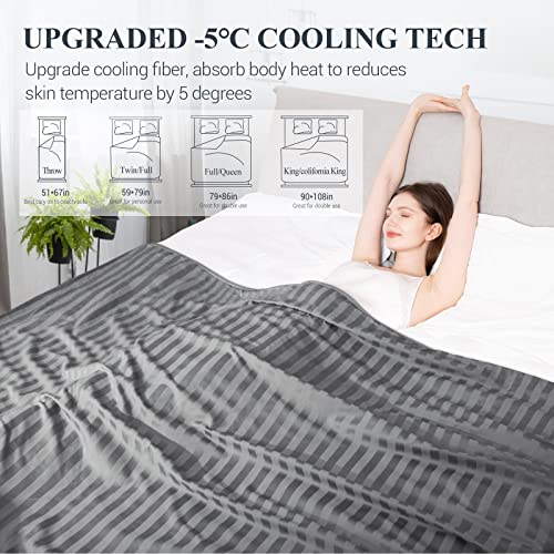 Elegear Revolutionary Cooling Blanket King, Absorbs Heat to Keep Body