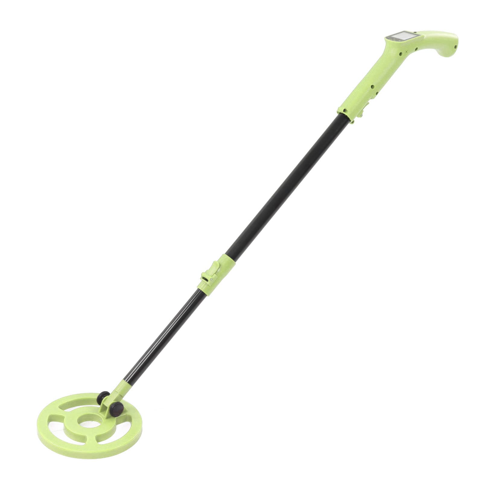Kids Metal Detector, Adjustable Stem Metal Detector for Adults, 3KHz 270mW High Accuracy Professional Gold Detector with Waterproof Coil, for Detecting Coin Beach Treasures (Green Detector)
