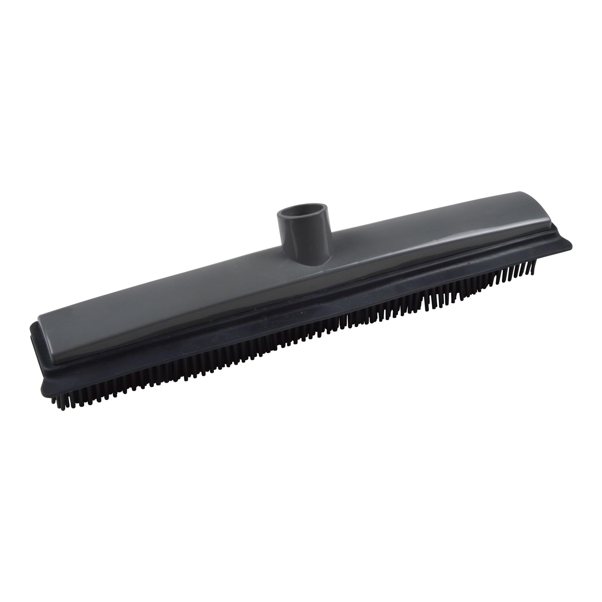 Homéa, Recycled Plastic Mop Head TPR Bristles with Squeegee 31 cm Grey