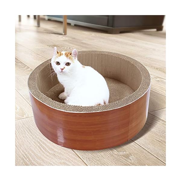 ScratchMe Cat Scratching Post Lounge Relaxing Bed , Cat Scratcher
