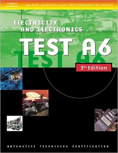 Automotive Ase Test Preparation Manuals 3e A6 Electrical