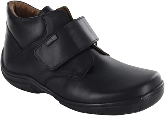 boys black school boots