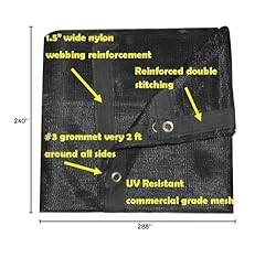 MP Heavy Duty Shade Mesh Tarp, 20 x 24-Feet