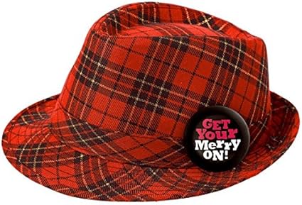christmas fedora hats