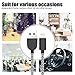 Sharllen Cord 5Pack[3/3/6/6/10FT] Nylon Braided Cell-Phone Charging Cable USB Fast Charging & Syncing Long Cord,iPhone Charger Compatible iPhone XS/Max/XR/X/8/8P/7/7P/6/iPad/iPod Black&White