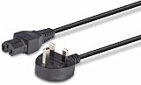 LINDY 2m UK Mains 3 Pin to IEC C15 Power Cable Kettle Lead Black view 5