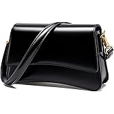 MoreFarther Leather Crossbody Bags for Women, Leather Purses with Adjustable Strap, Lightweight Saddle Bag Purses for Women