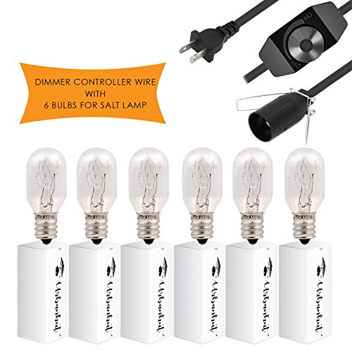Urban hut himalayan salt lamp light bulbs and cord (inc…