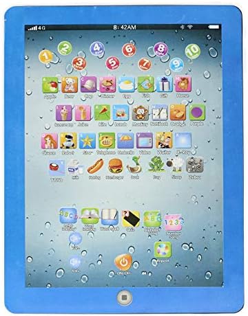 Mini Touch Screen Tablet Toys Study Learning English Educational Music Electronic Computer Machine Teaches Letters iPad Mini for Kids Baby Gift Toy
