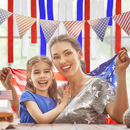 image for Zhanmai 738 Feet Totally Crepe Paper Streamers 4th of July Crepe Paper