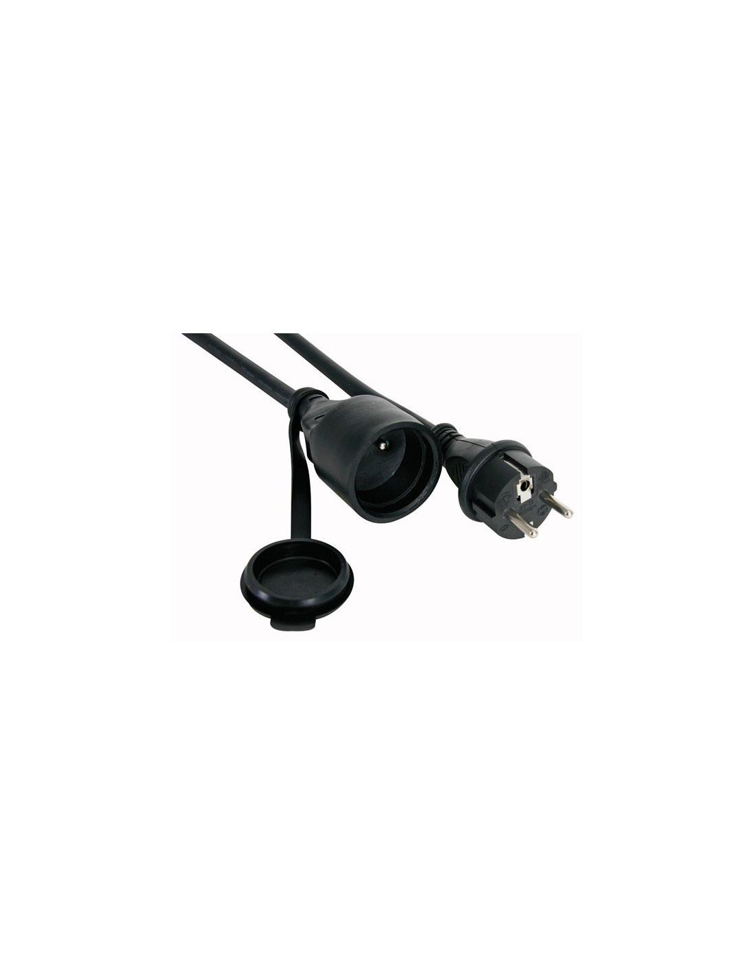 Perel EC05R25 3G2.5 Rubber Extension Cable 5 m Black