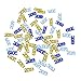 2020 Confetti - Graduation Party Supplies Decoration | Anniversary, Birthday and Variety of Events | Pack of 1000/2.6 Oz Gold Silver and Blue