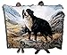 Pure Country Weavers Bernese Mountain Dog Woven Blanket by Robert May - Gift Cotton Tapestry Throw - Made in The USA - 72